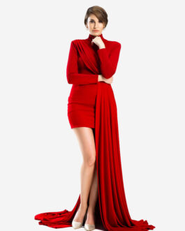 Scarlett red long dress